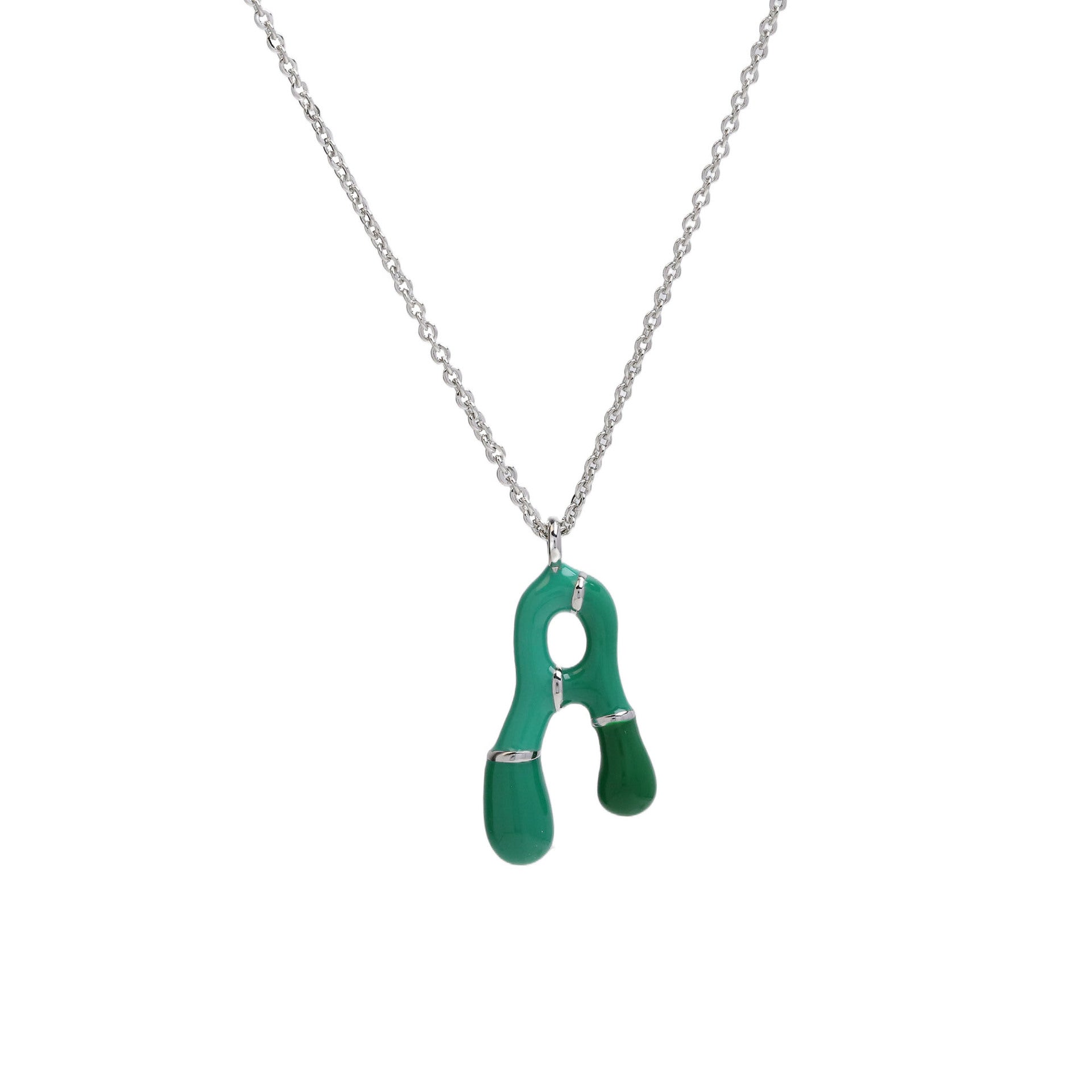 Victory Initial Bubble Necklace - Necklace A [RVV6MP12]