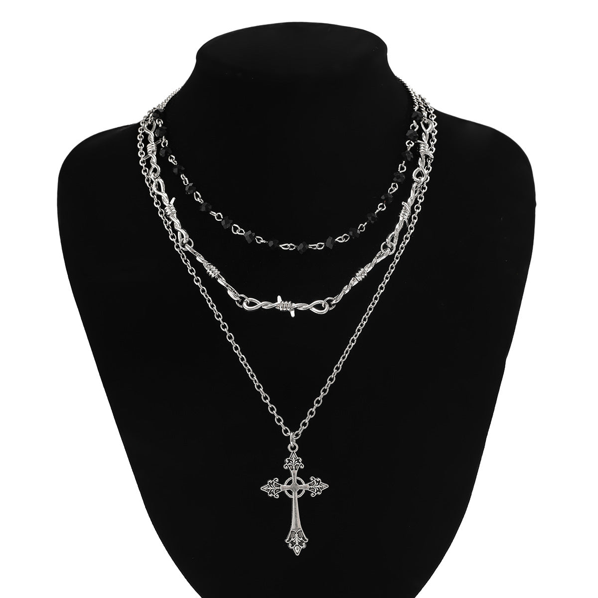 Alitzel Gothic Layered Necklace - Style 1 [81H6BCWK]