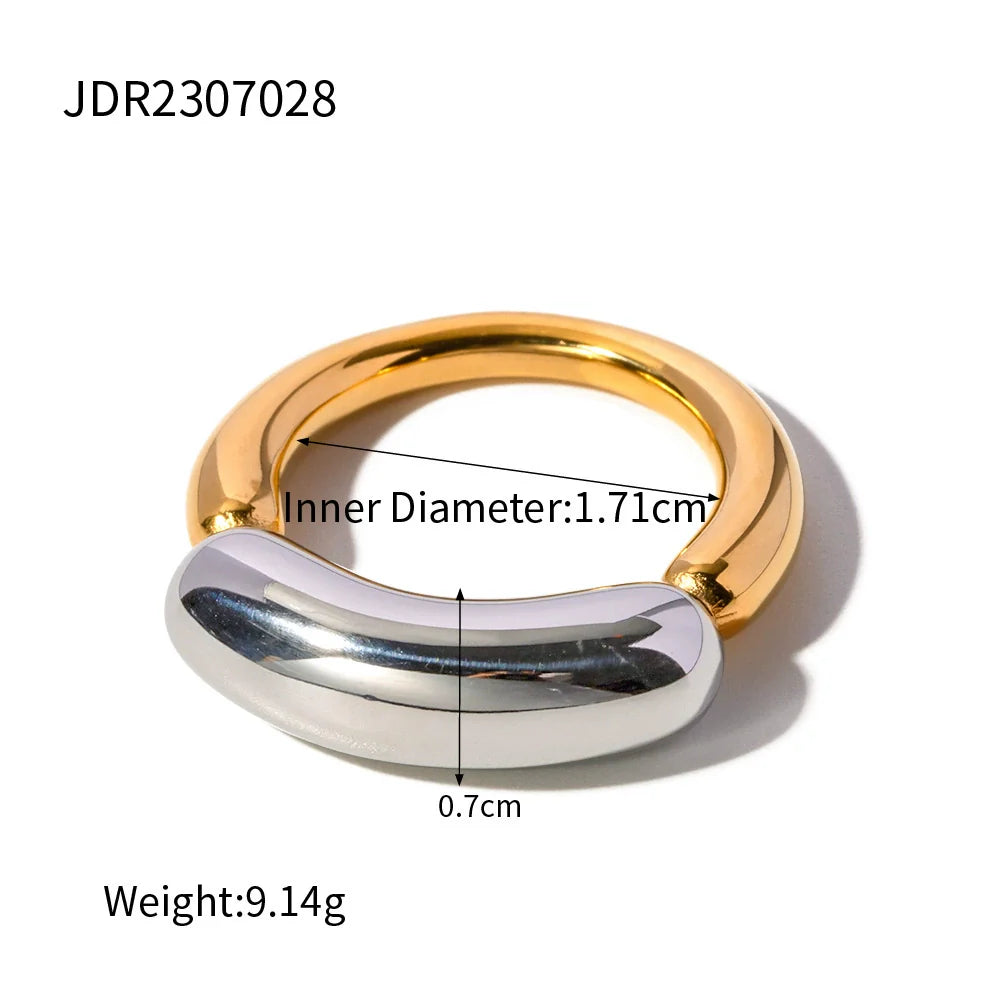 Jessi Gold Sculptural Ring - JDRW2307014
