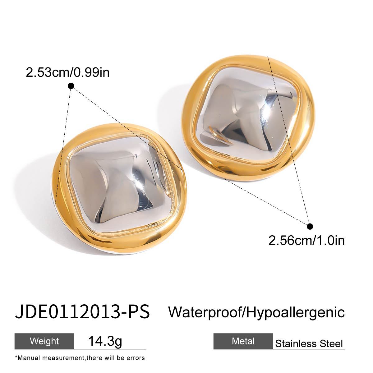 Germani Geometric Drop Earrings - JDE0112013-PS [9NEWG5T5]