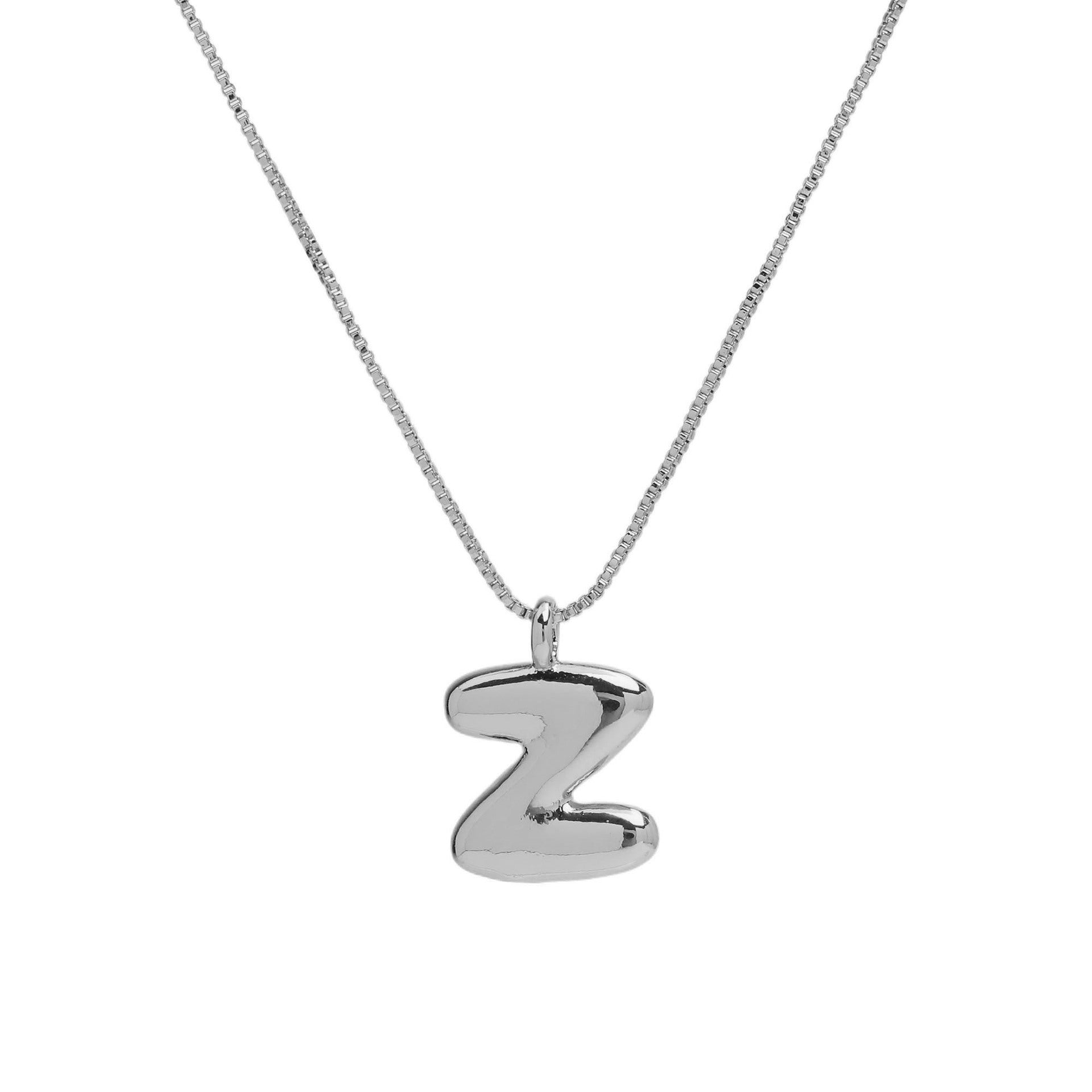 Jesenia Bubble Initial Necklace - Letter Z [1QUG7VA7]