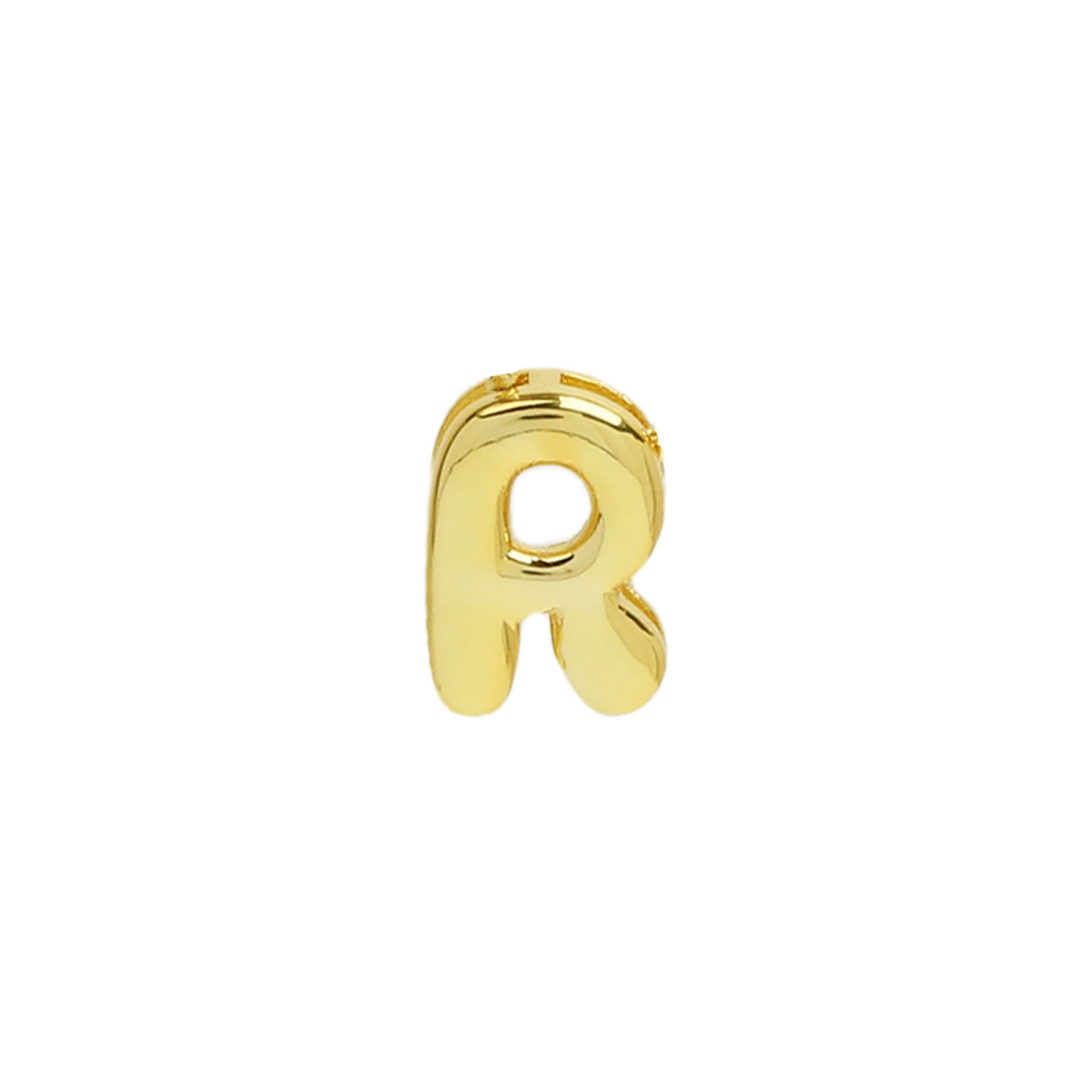 Rina Bubble Initial Charm - Gold R (Charm) [TBYY5DTL]