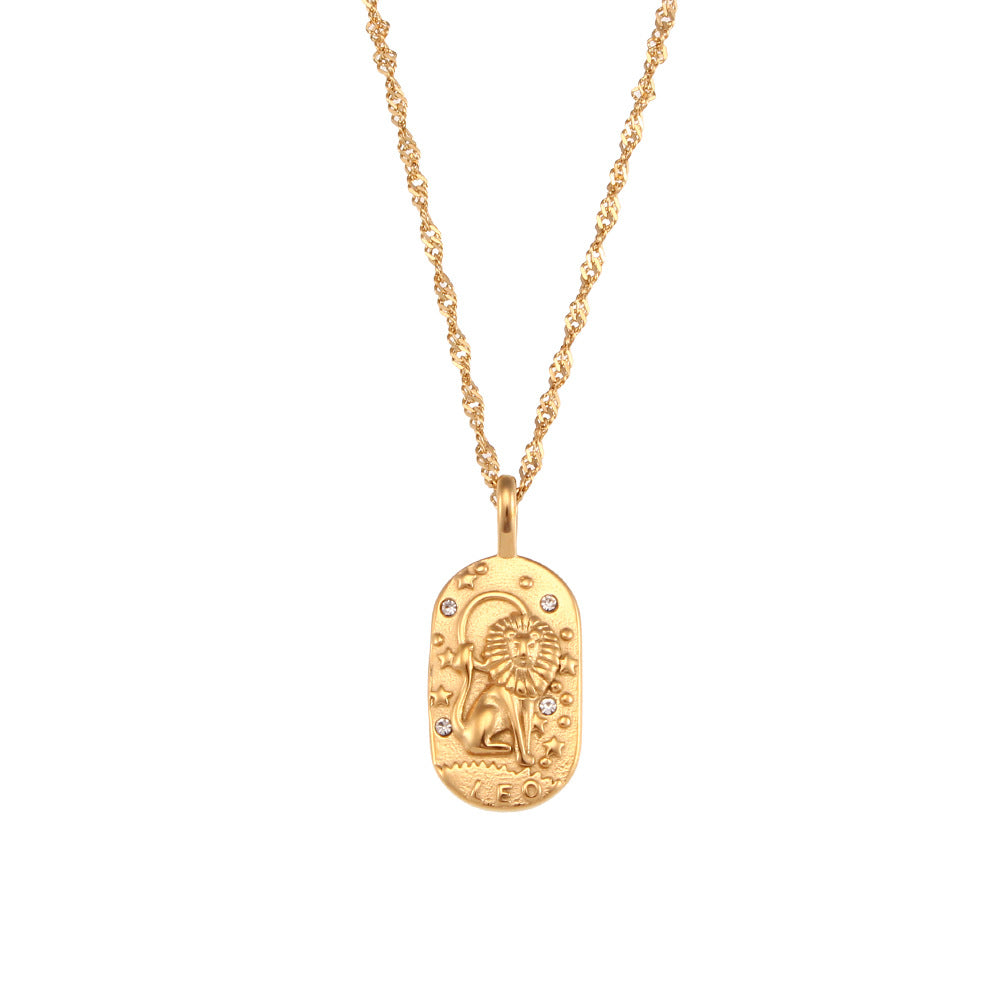 Eli Constellation Pendant Necklace - Leo [5PUW5URD]
