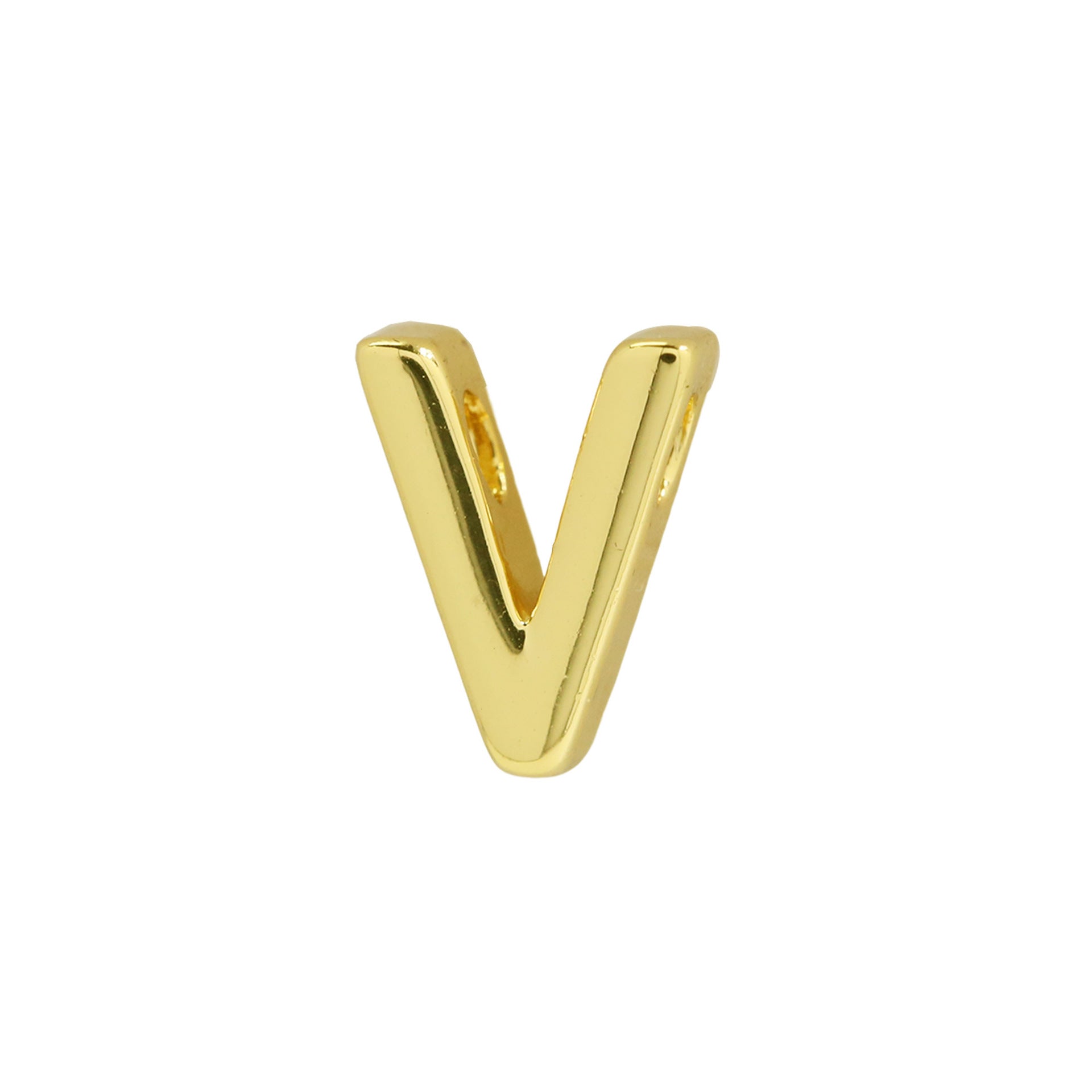 Alexandria Dainty Letter Pendant - V [WJ55NV86]
