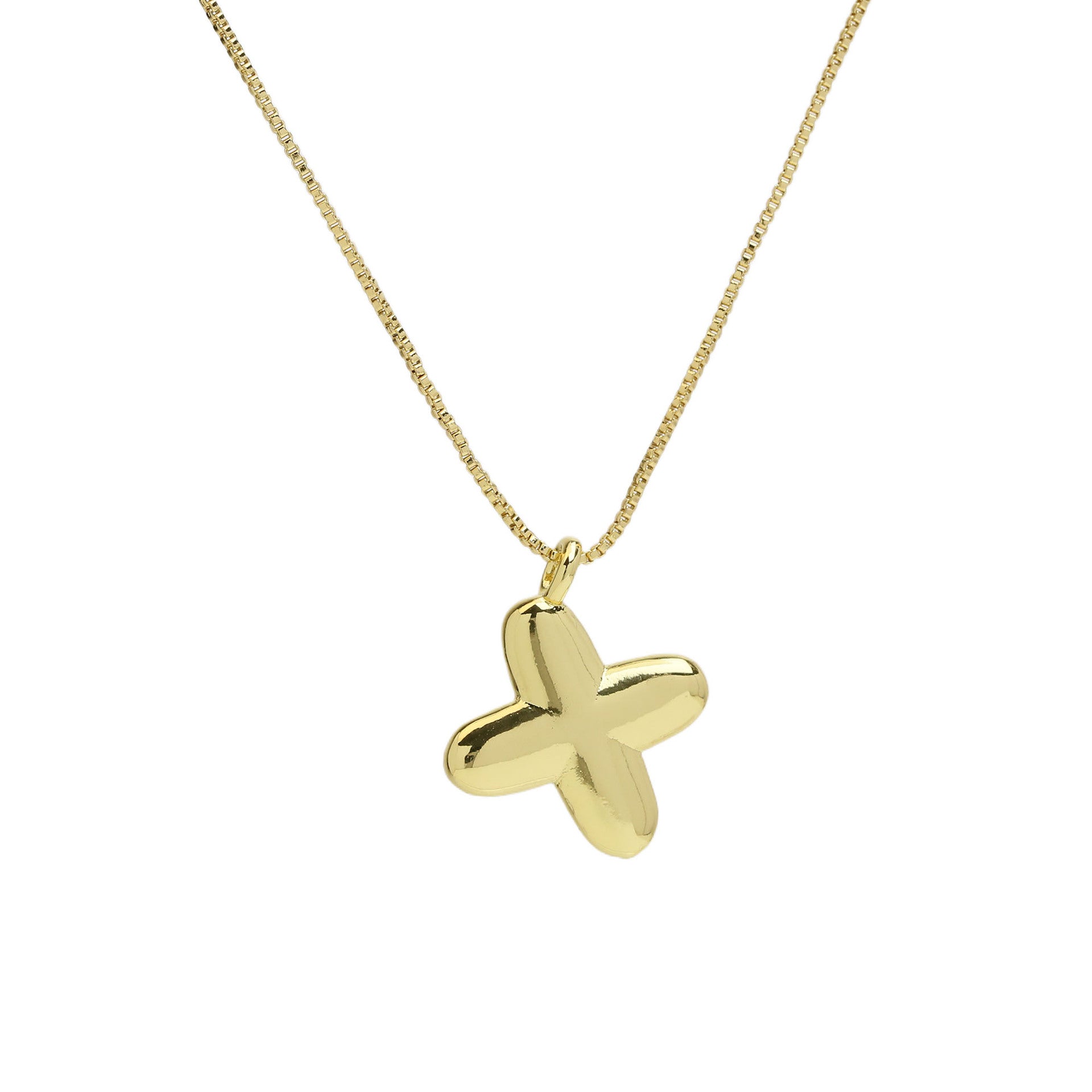 Odalys Gold Initial Pendant - Necklace X [K5HOH2QP]