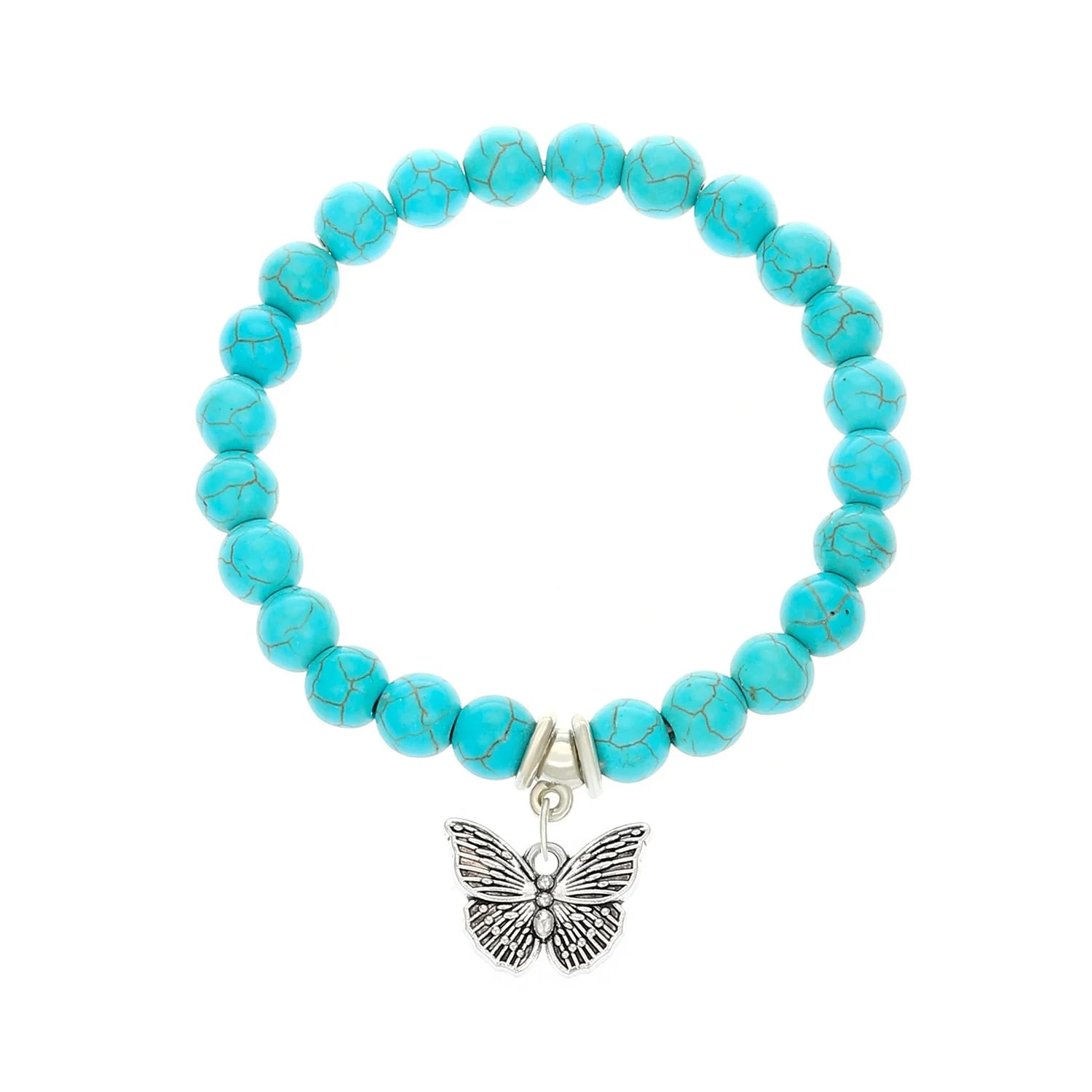 Temperance Stacked Cross Bead Bracelet - 18