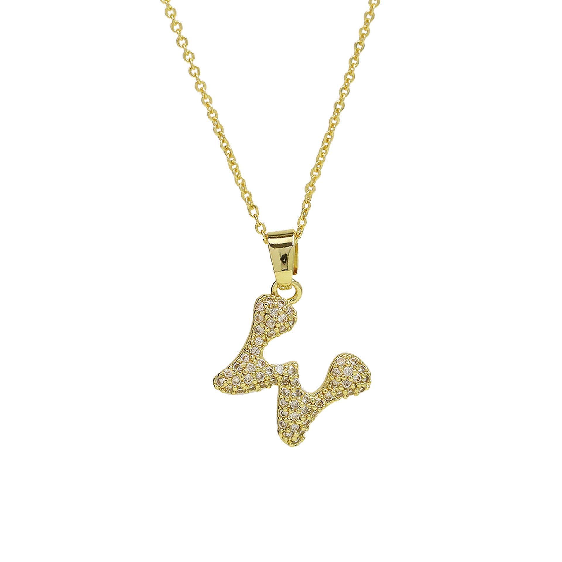 Fatou Bubble Initial Necklace - W [HSPXYUGB]