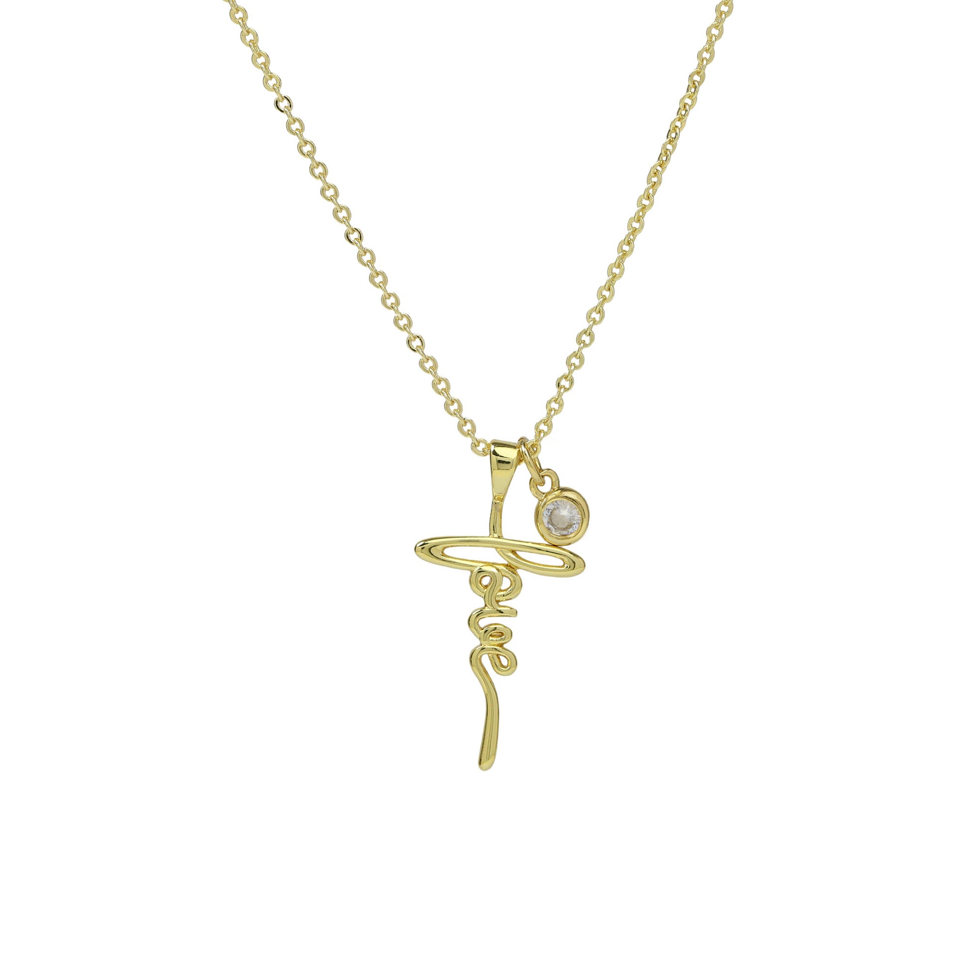 Lorna Dainty Birthstone Necklace - April Birthstone Necklace [OVT4U94F]