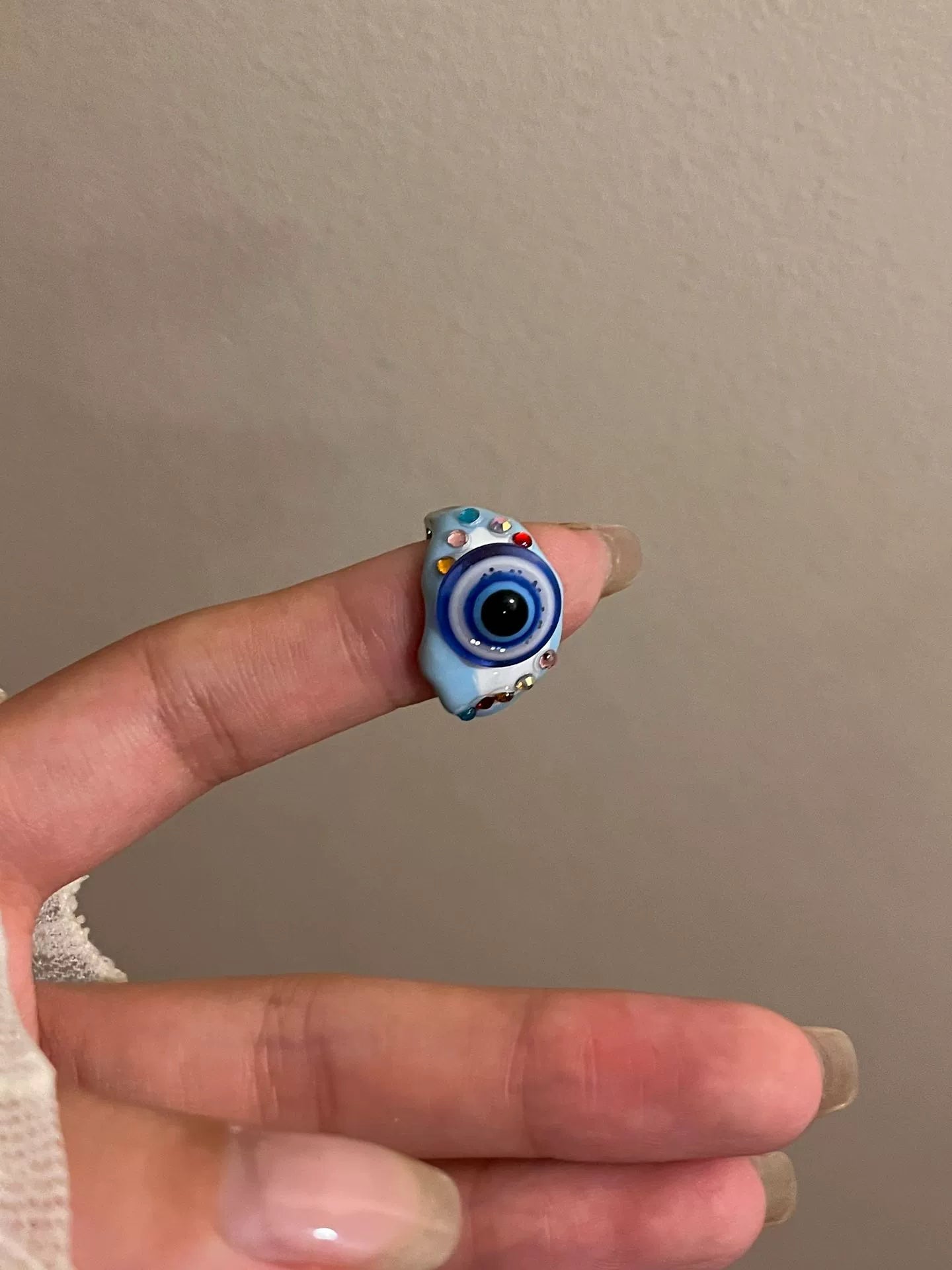 Naveah Enamel Eyeball Ring - Style 3