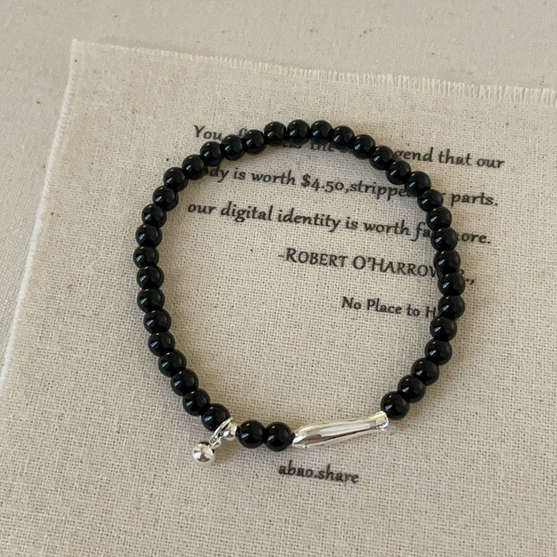 Aveah Lucky Koi Agate Bracelet - Black Agate Koi Bracelet