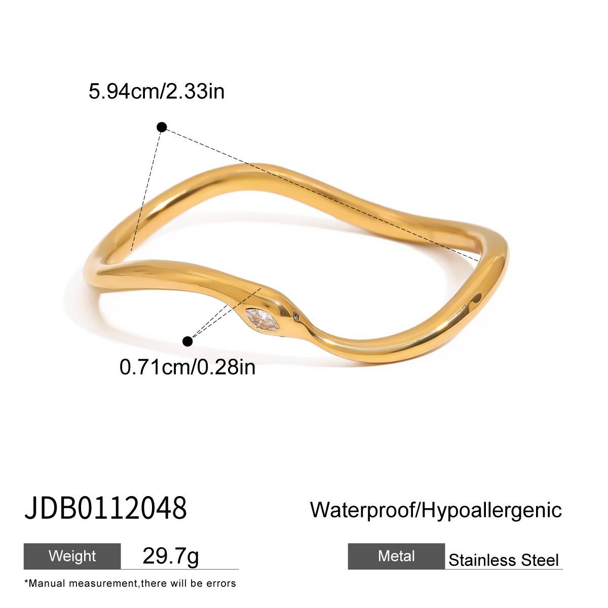 Madigan Zircon Snake Bracelet - JDB0112048 [BGBJRLCJ]