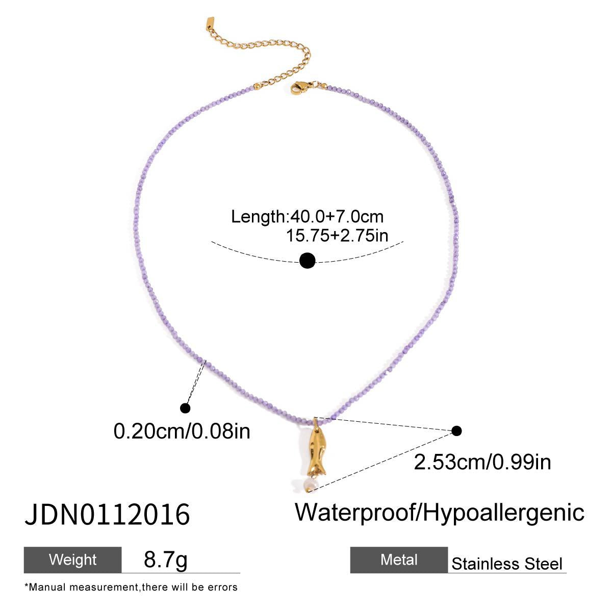 Danae Starfish Layered Necklace - JDN0112016 [W7UT61ZP]