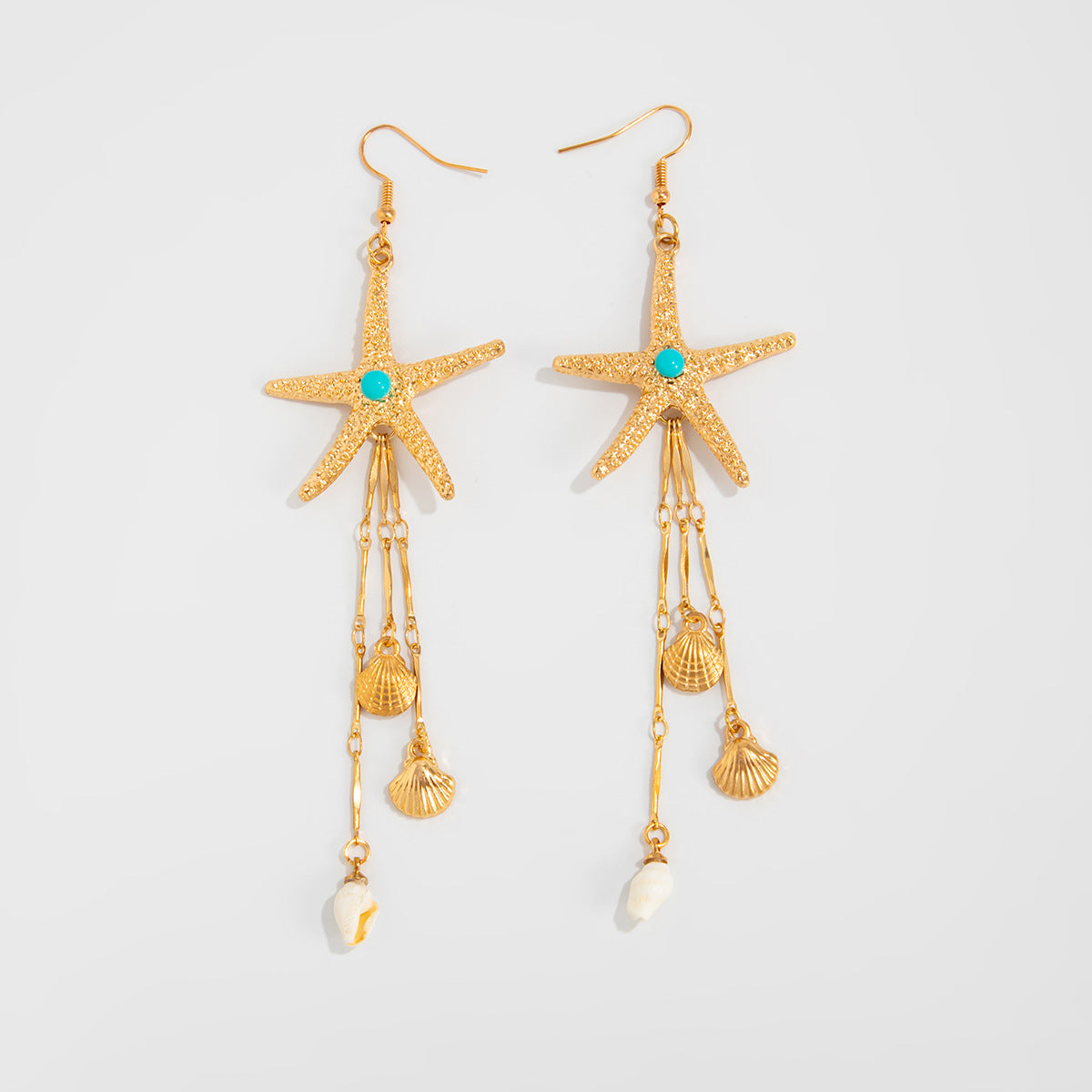 Danielle Ocean Pearl Dangle Earrings - Style 3645 Gold [9ZZBO4NF]