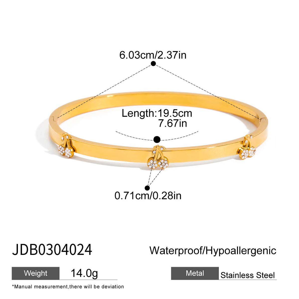 Legaci Glam Rhinestone Bracelet - JDB0304024 [XZD37RRG]