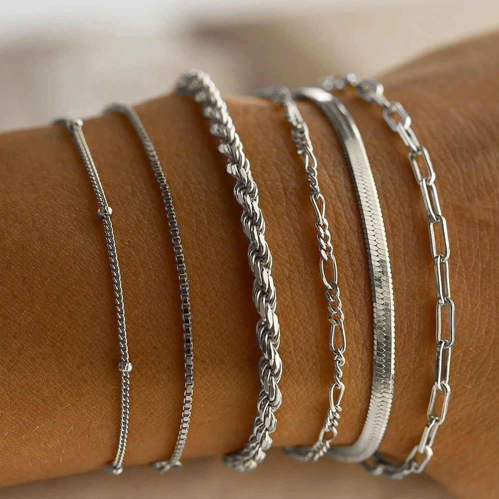 Makayla Stackable Bracelet Set - Style 2 [GH1TWKDW]