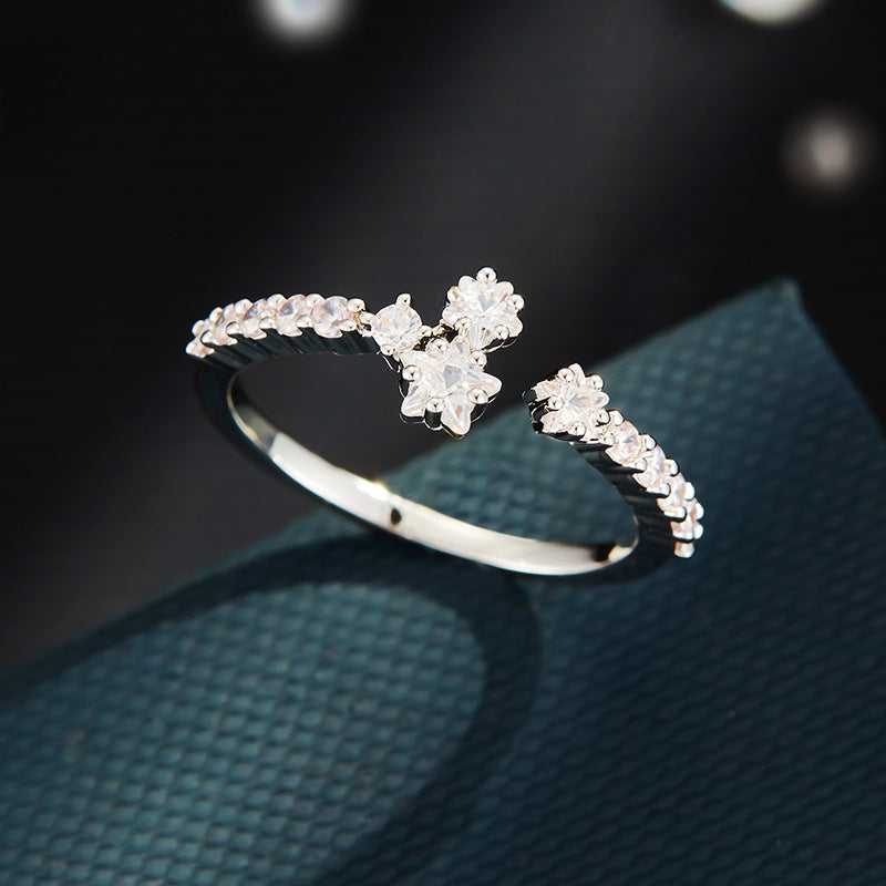 Westlynn Starburst Pave Ring - Gold-tone [CZDKY4GB]