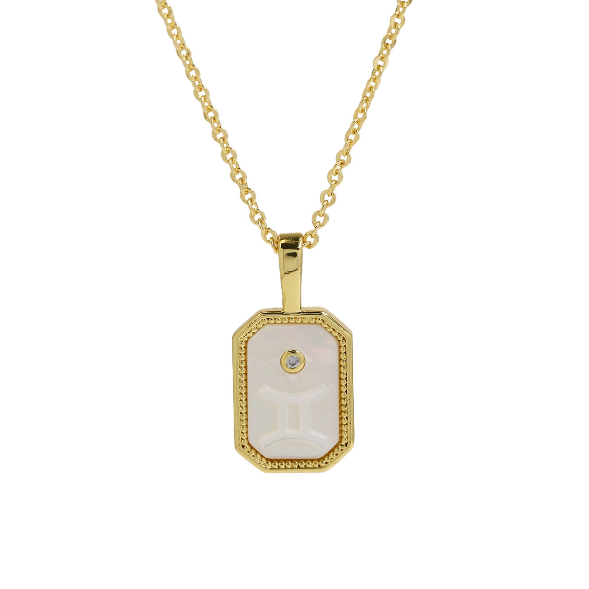 Jaslyn Constellation Birthstone Necklace - Gemini [75VPWL4H]