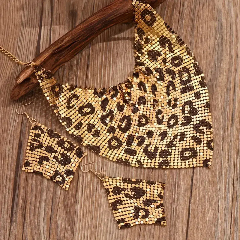 Payson Leopard Statement Set - Leopard Print [DVUHKXG7]
