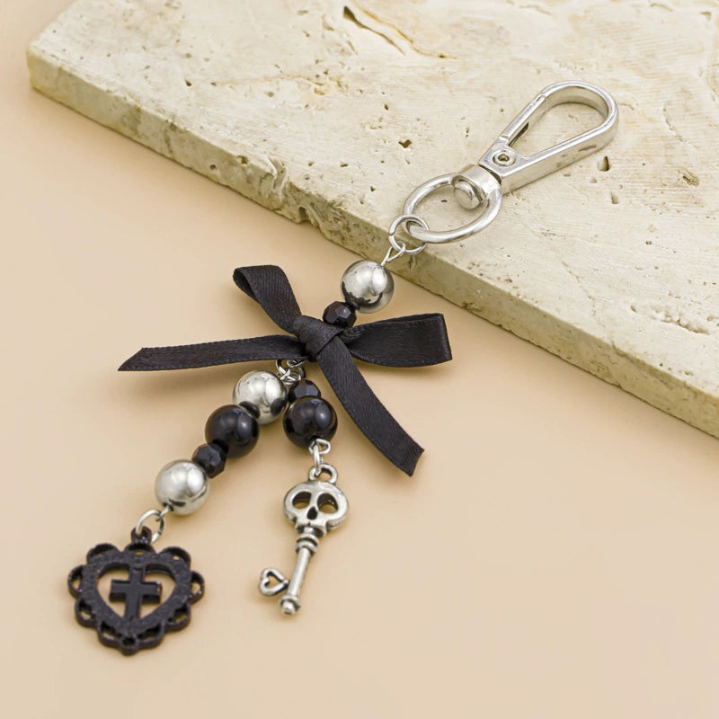 Thea Strawberry Blossom Charms - Silver-Tone Bow Charm [DP76JNT7]