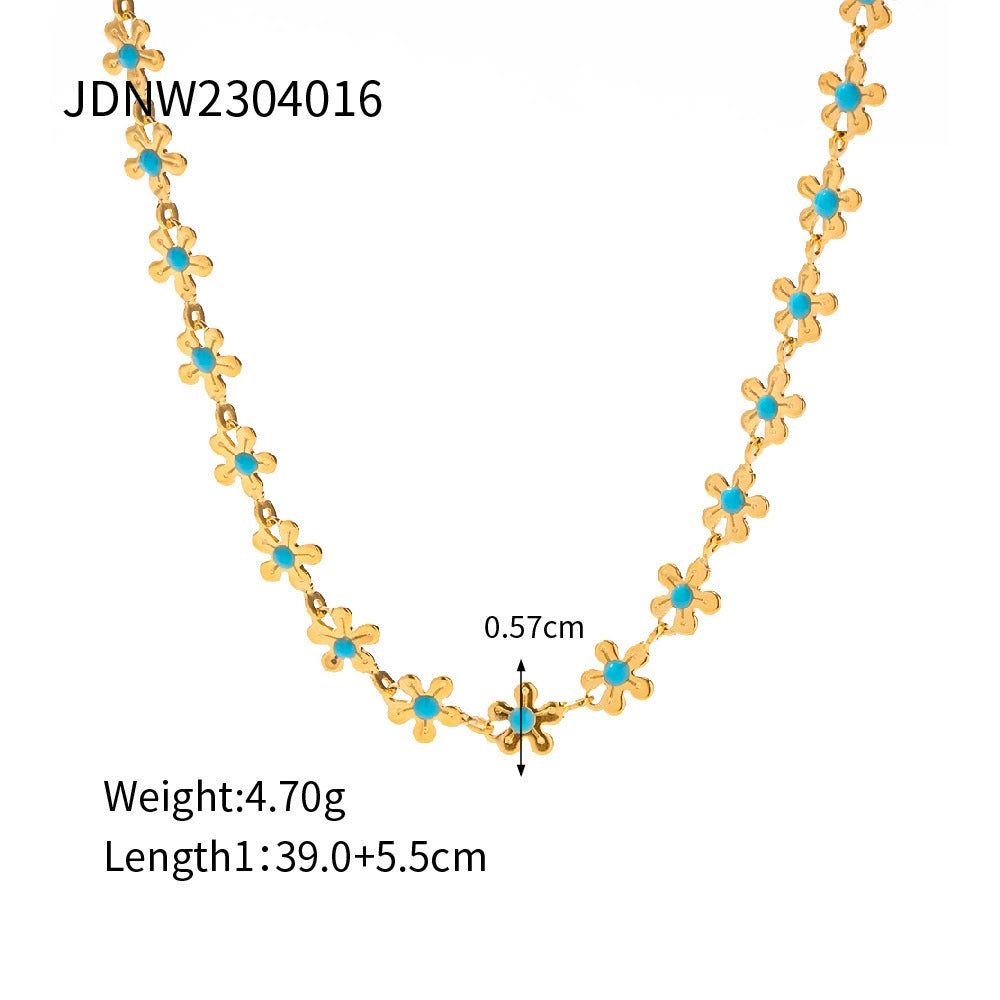 Everlie Bohemian Clavicle Necklace - JDNW2304016 [8132W9F1]
