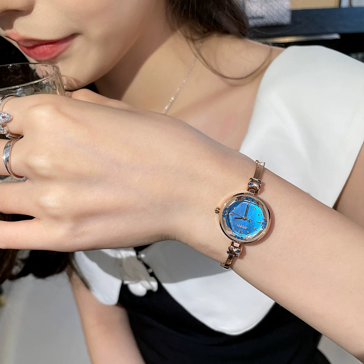 Laylanie Bracelet Quartz Watch - Blue