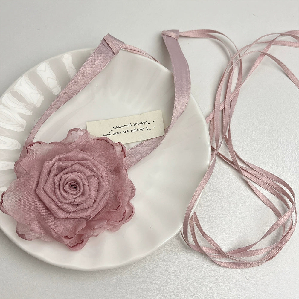 Palmer Dry Rose Choker - Main Image Flower Design [O965CD7F]