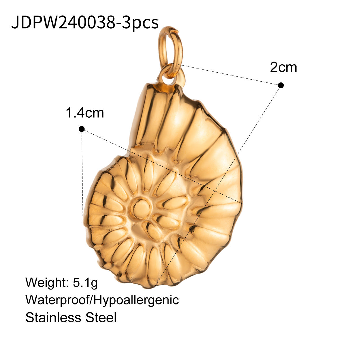 Rosslyn Customizable Chain Necklace - JDPW240038-3pcs【diy配件】 [NTQQXLLI]