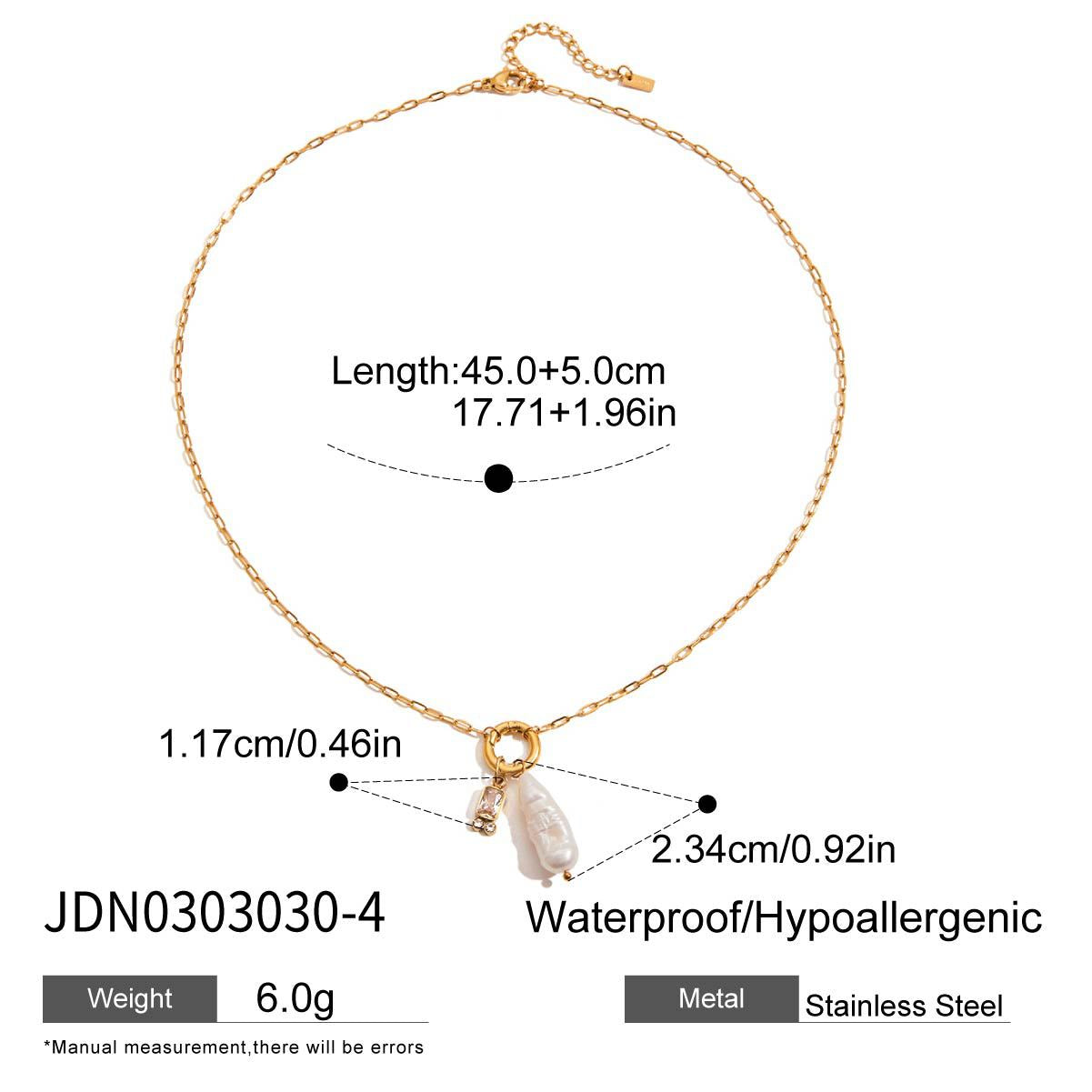 Maelani Dainty Birthstone Necklace - April Birthstone [CZRWCB94]