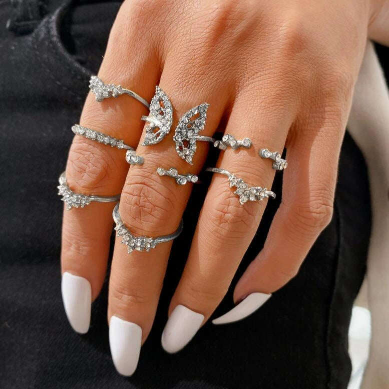 Camila Star Moon Ring Set - Style 10 [JFW0UEVS]