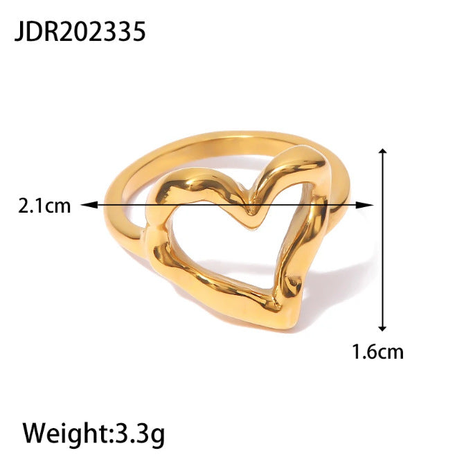 Giavana Stainless Steel Band Ring - JDR202335-6 [JQZP643F]