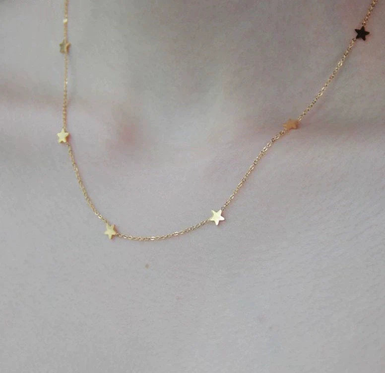 Kaylianna Layered Star Necklace - Star Necklace