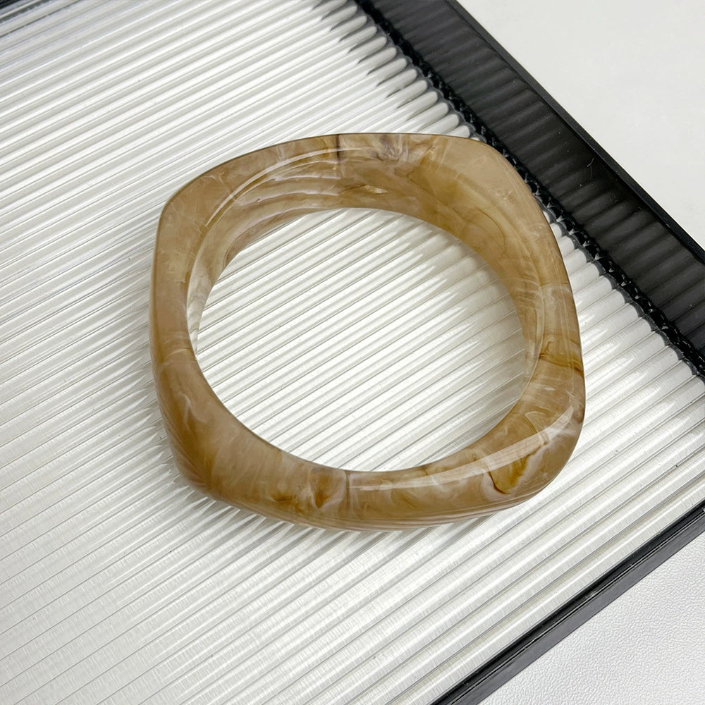 Taelyn Geometric Resin Cuff Bracelet - Style B [DA89WRYD]