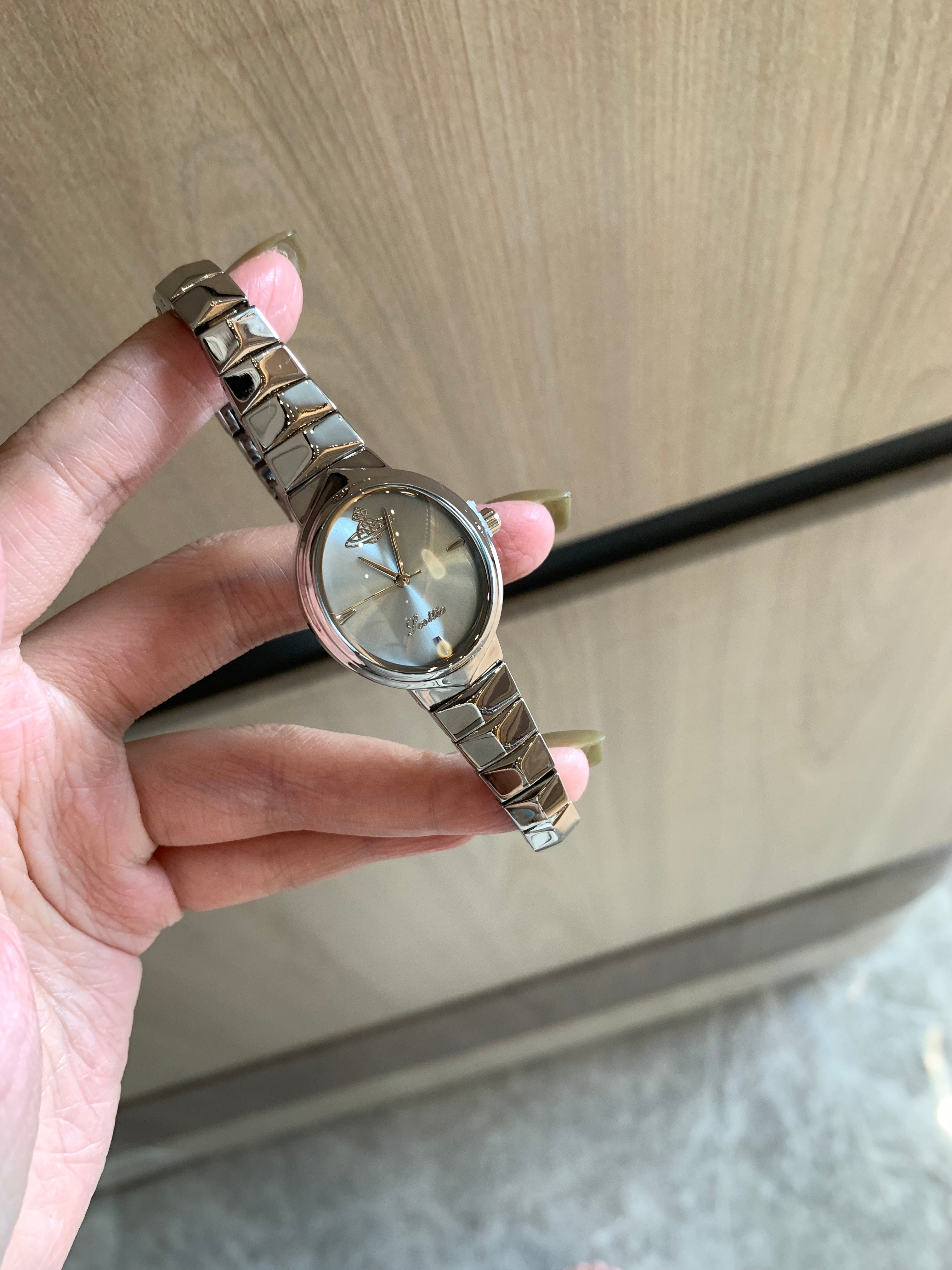 Emely Serpent Saturn Watch - Silver Blue Dial [ULTAMSXT]