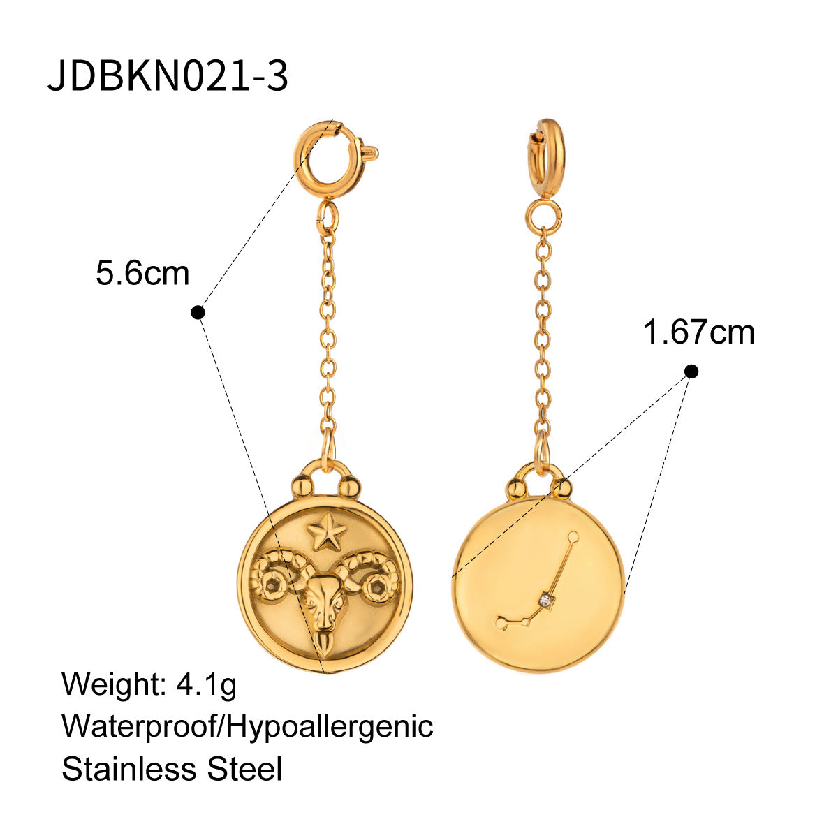 Franki Bikini Charms - JDBKN021-3 [QMLYVB5Y]