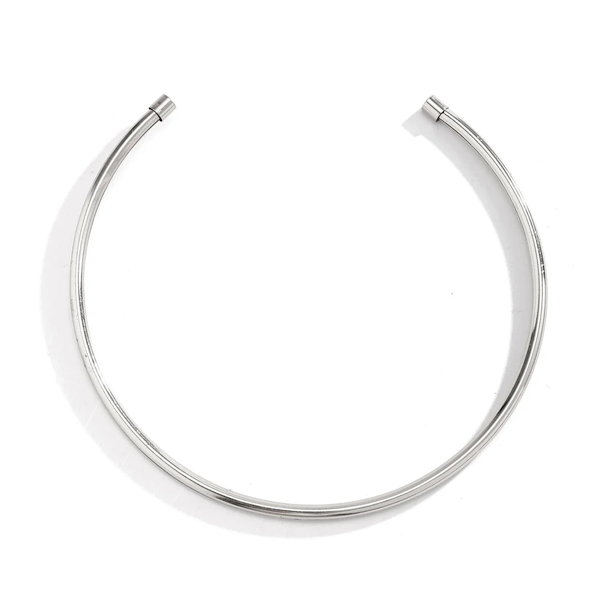 Brilee Open Clavicle Choker - Silver