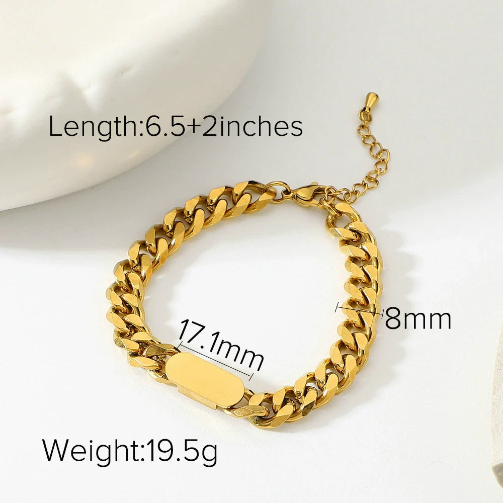 Jocelyn Layered Gold Bracelet Set - undefined