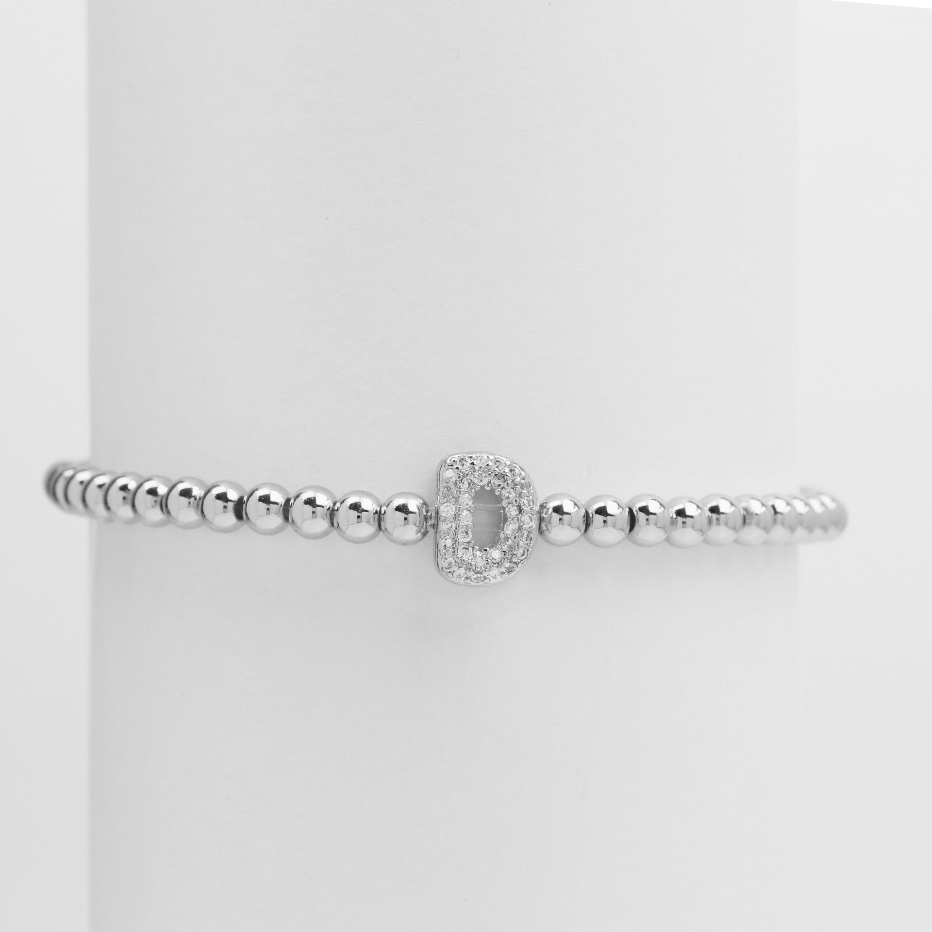 Aloni Bubble Letter Bracelet - Silver D [GNQ88PA9]