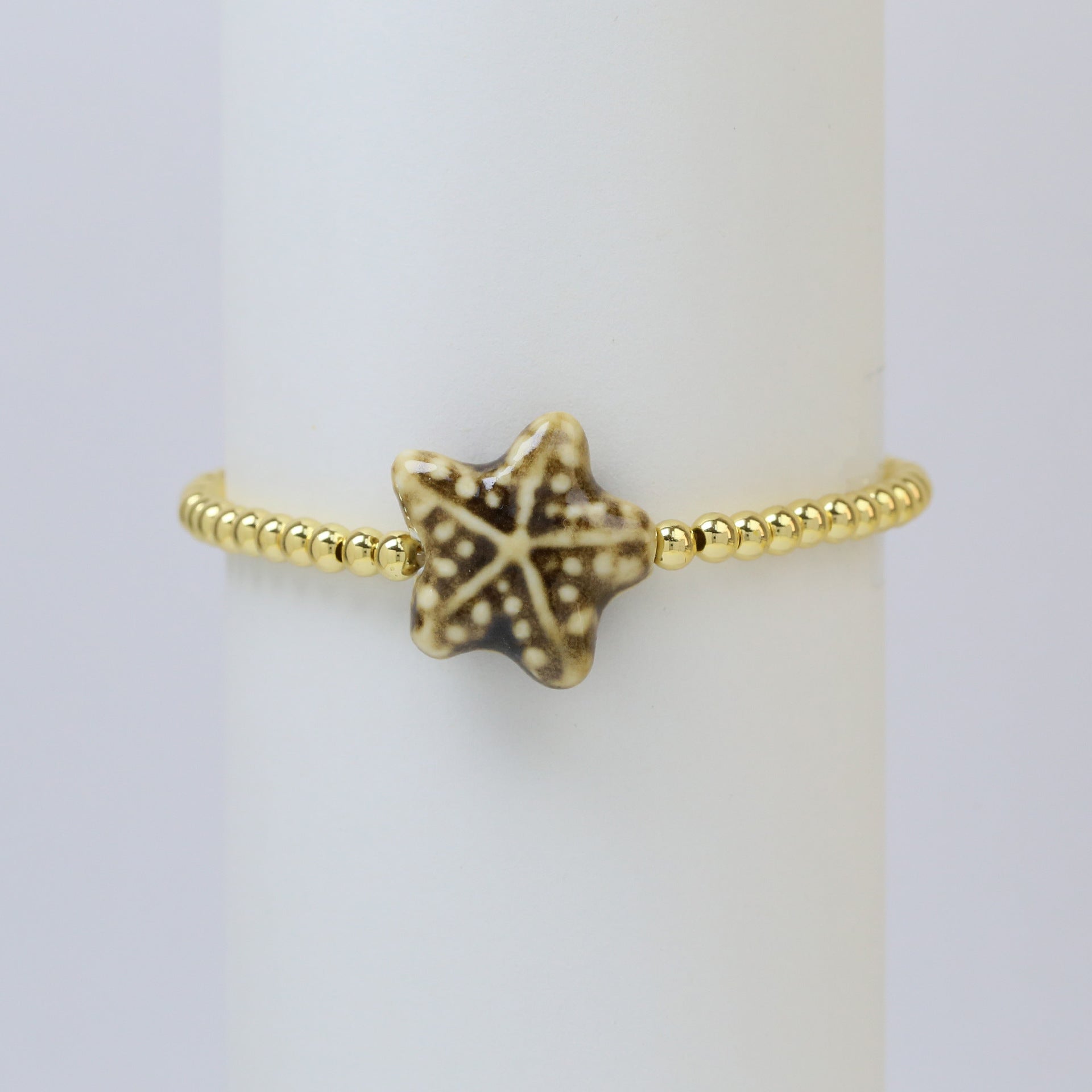 Shamiya Glazed Starfish Bracelet - Bracelet 7 [931TEX3K]