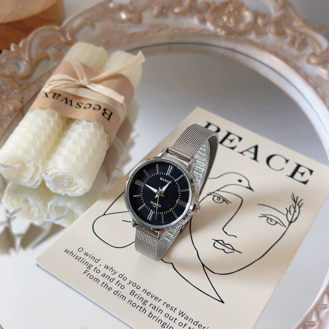 Zyanna Steel Quartz Watch - Black [SFOKLZQ8]