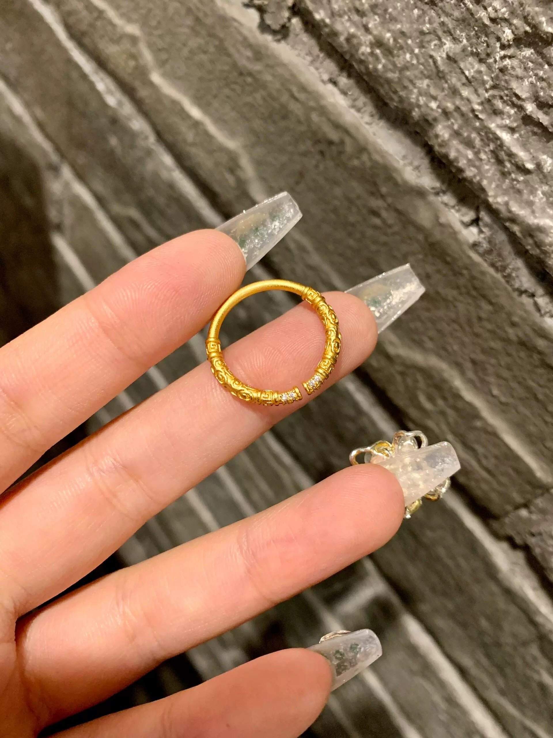 Jae Golden Cudgel Open Ring - Golden Cudgel Open Ring
