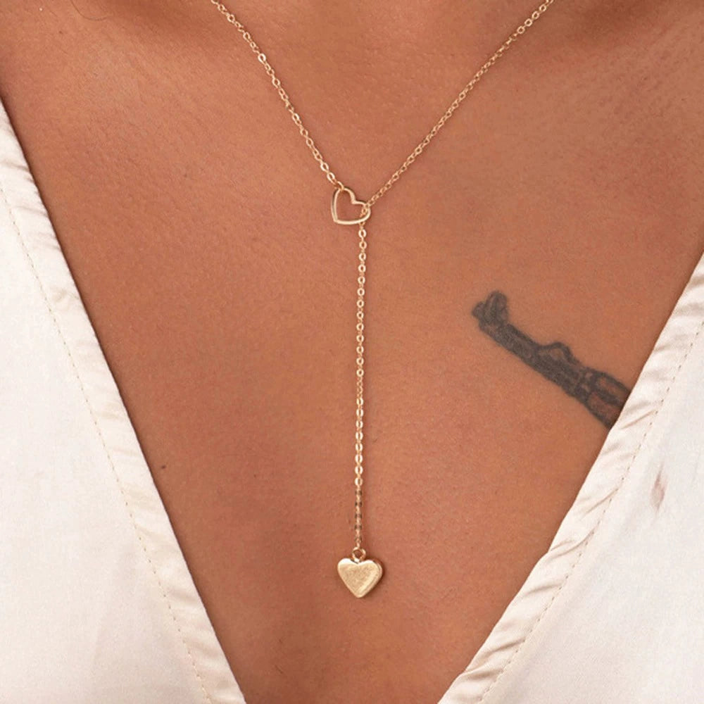 Maleena Dainty Heart Pendant - Style 2 [DDII9E6R]