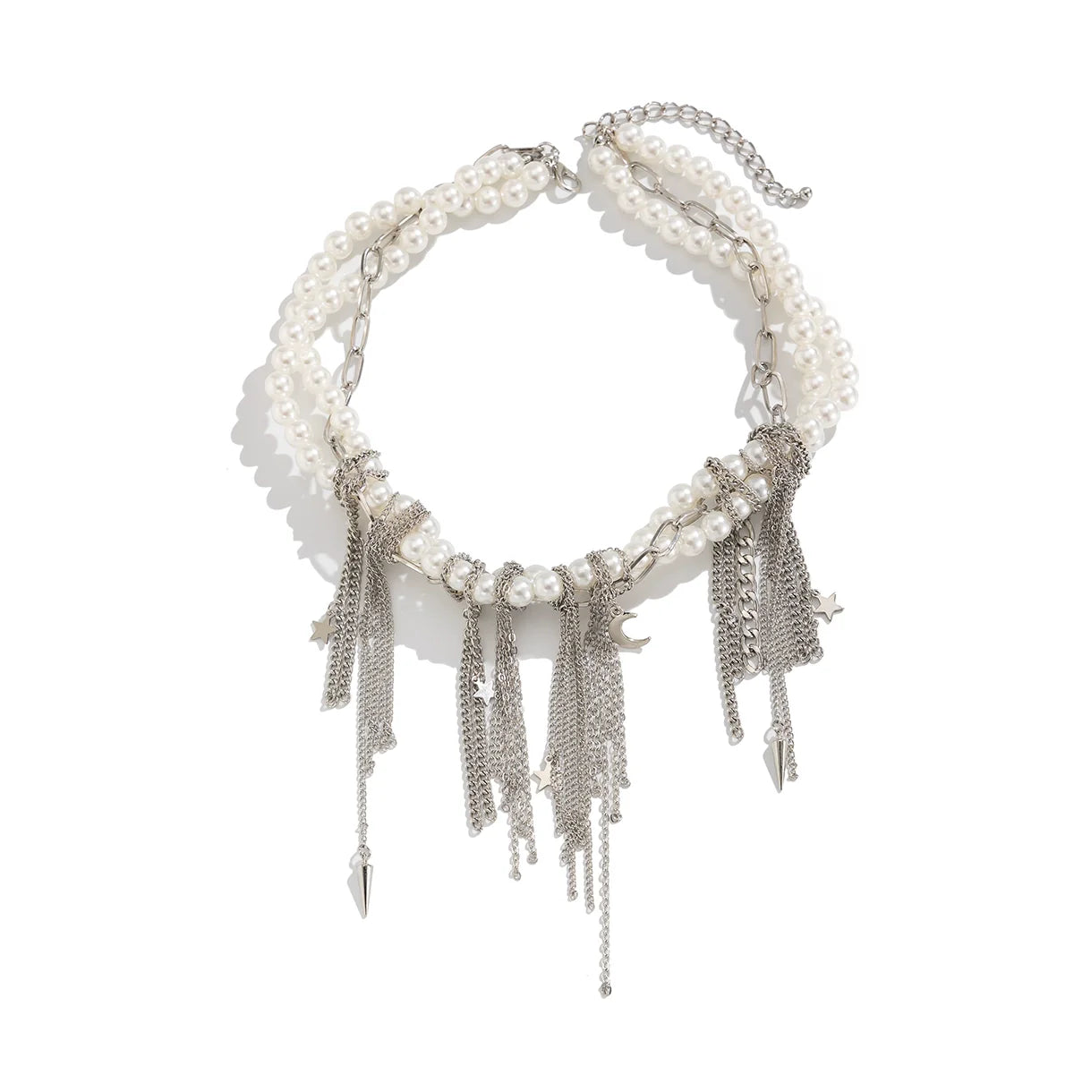 Devina Celestial Pearl Layered Necklace - Style Two