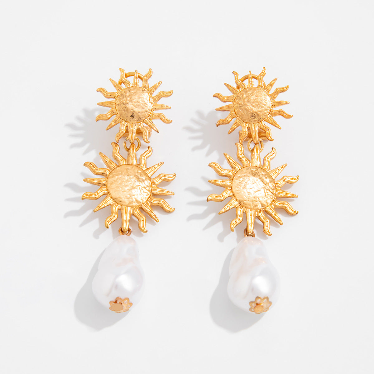 Gloria Geometric Drop Earrings - Style 3680 Gold [4UQE2SY8]