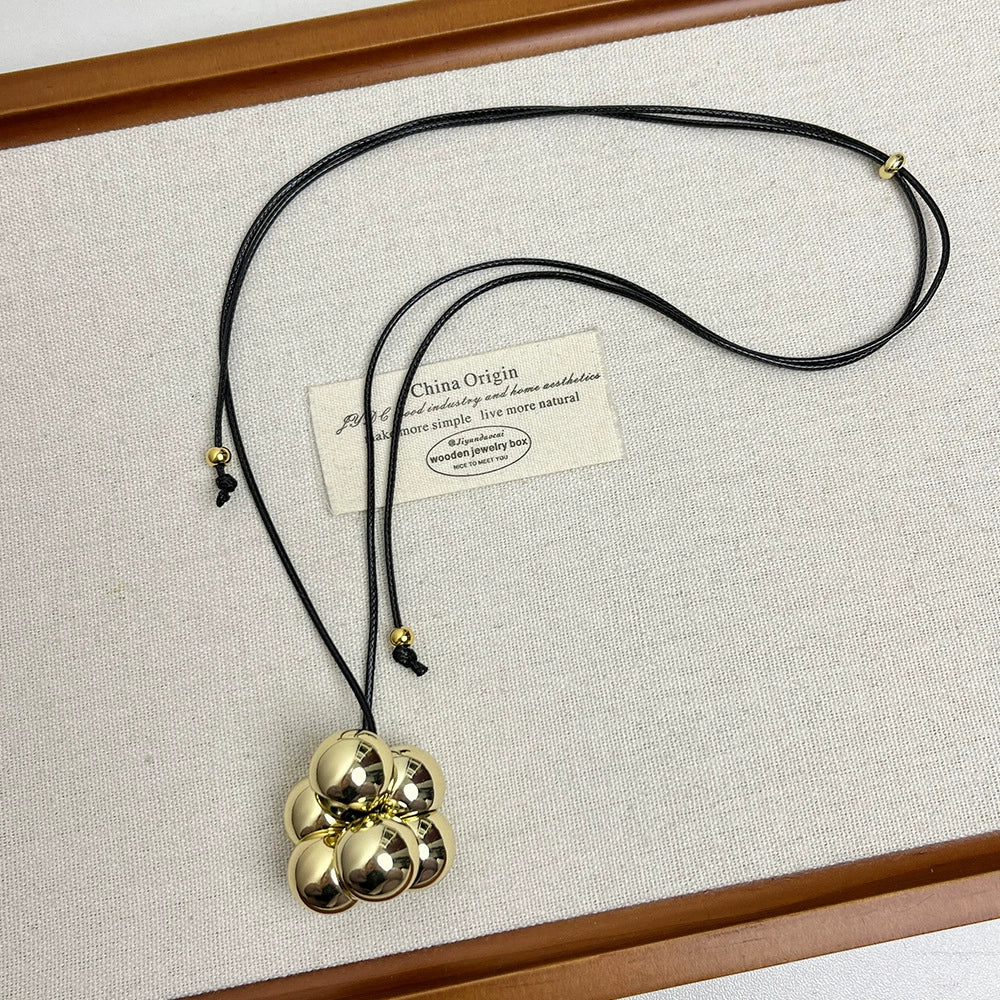 Avalon Grape Cluster Necklace - Gold [7ABV6NLU]
