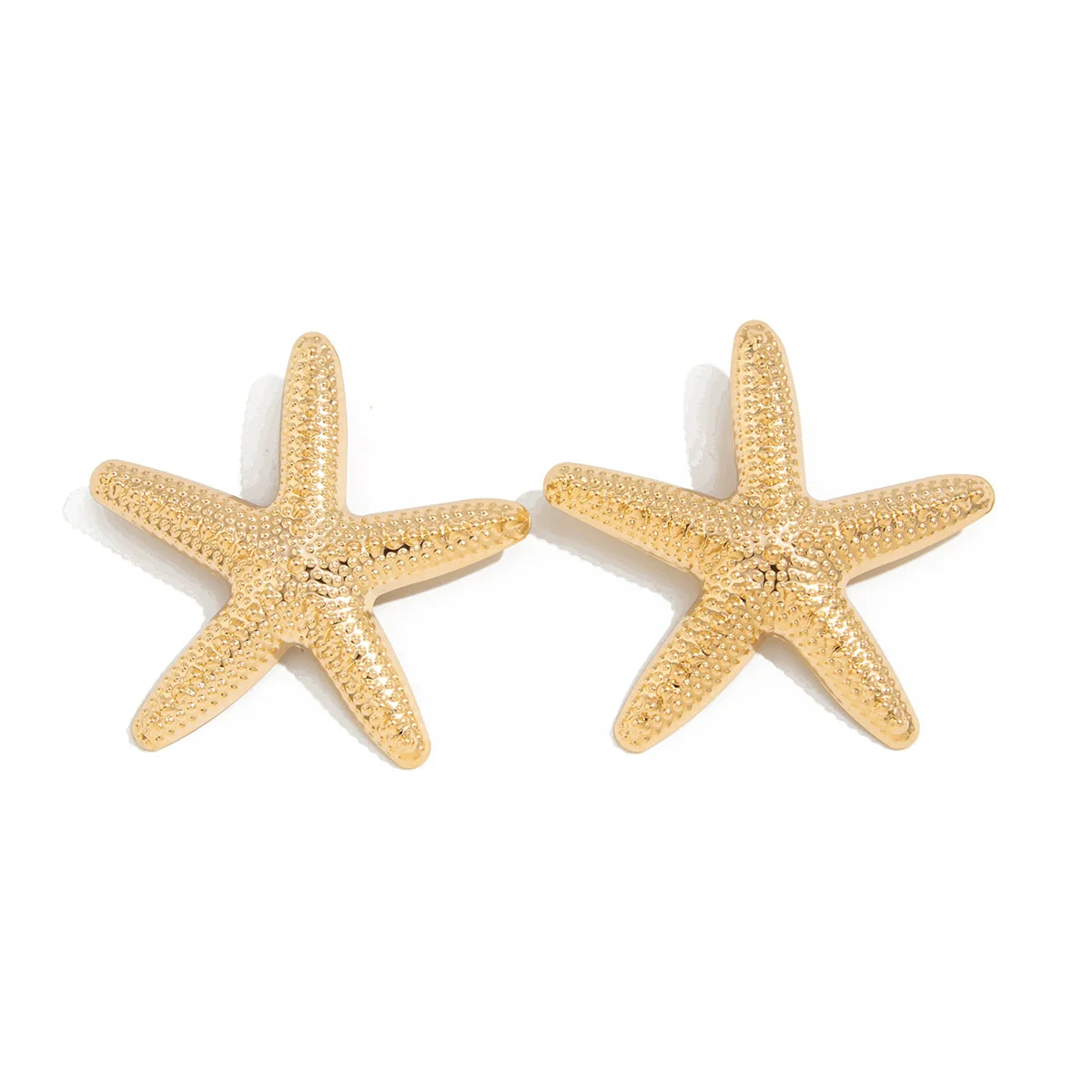 Leeana Delicate Starfish Studs - Gold Thin