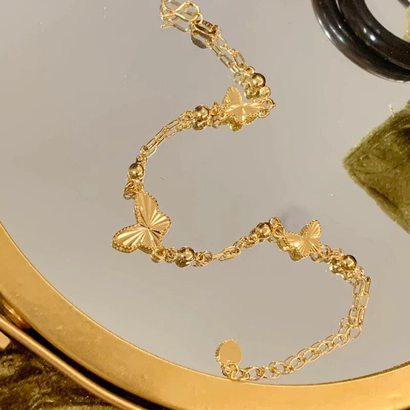 Taniyah Delicate Butterfly Charm Bracelet - Butterfly Charm Bracelet