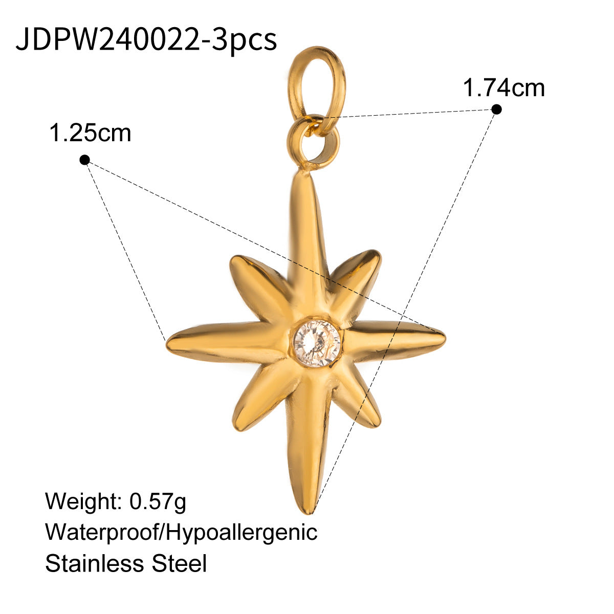 Finlee Pearl Jewelry Components - JDPW240022 (3pcs) [31LZUKDG]