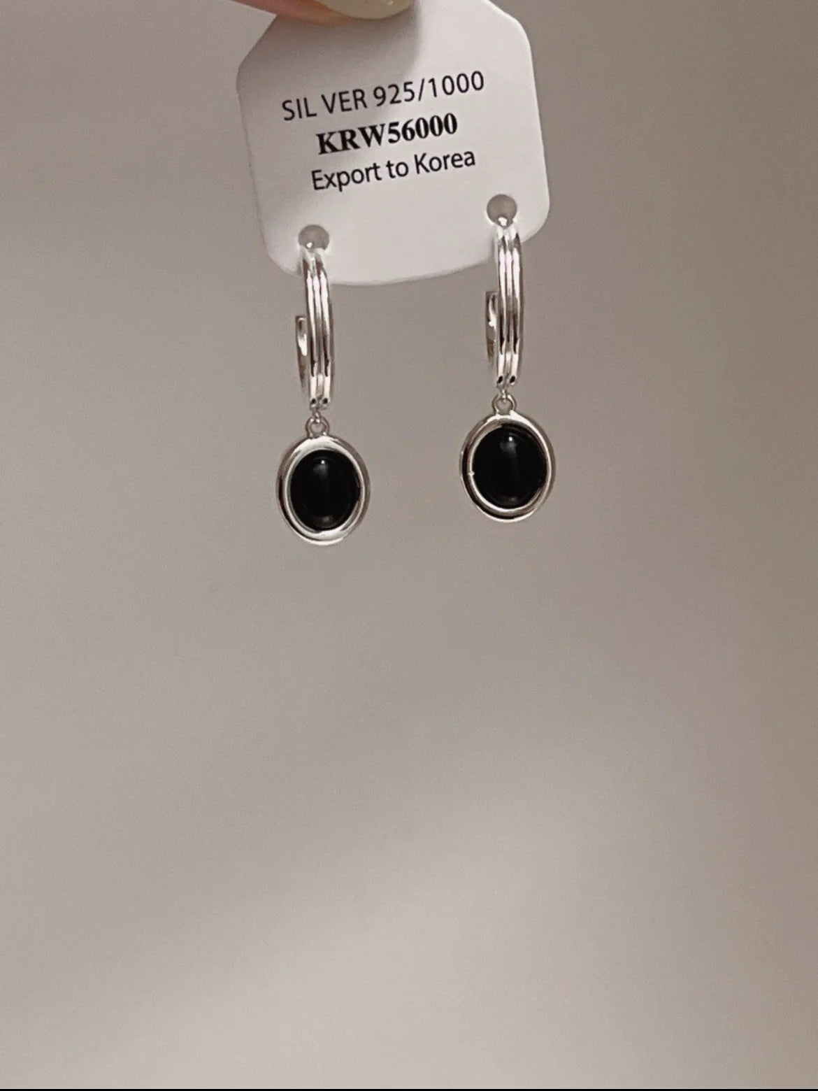 Bobbie Black Onyx Star Earrings - Black Onyx Earrings