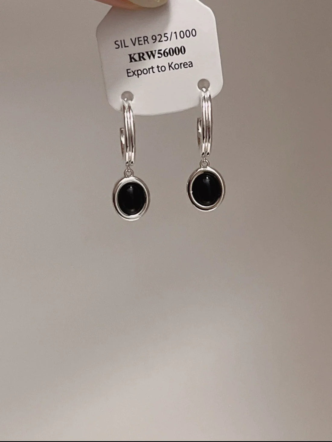 Bobbie Black Onyx Star Earrings - Black Onyx Earrings