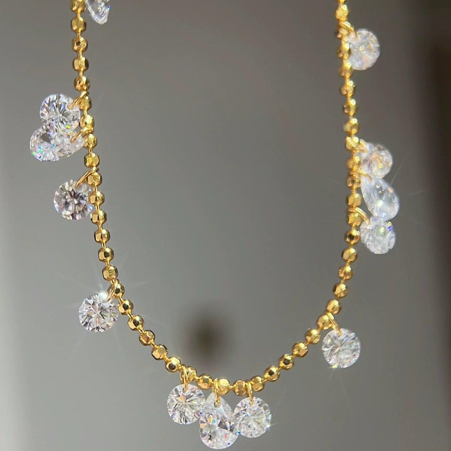 Nawal Zircon Embellished Bracelet - White Zircon Bracelet